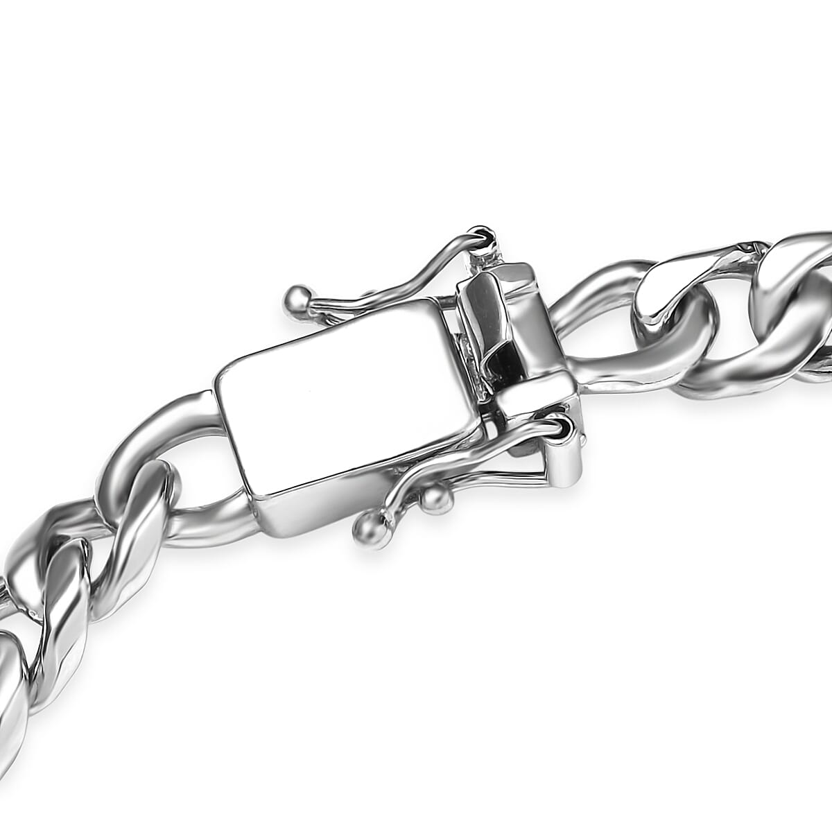 EverTrue Malagasy Labradorite 34.00 ctw Bracelet in Platinum Bond (8.50 In) image number 3