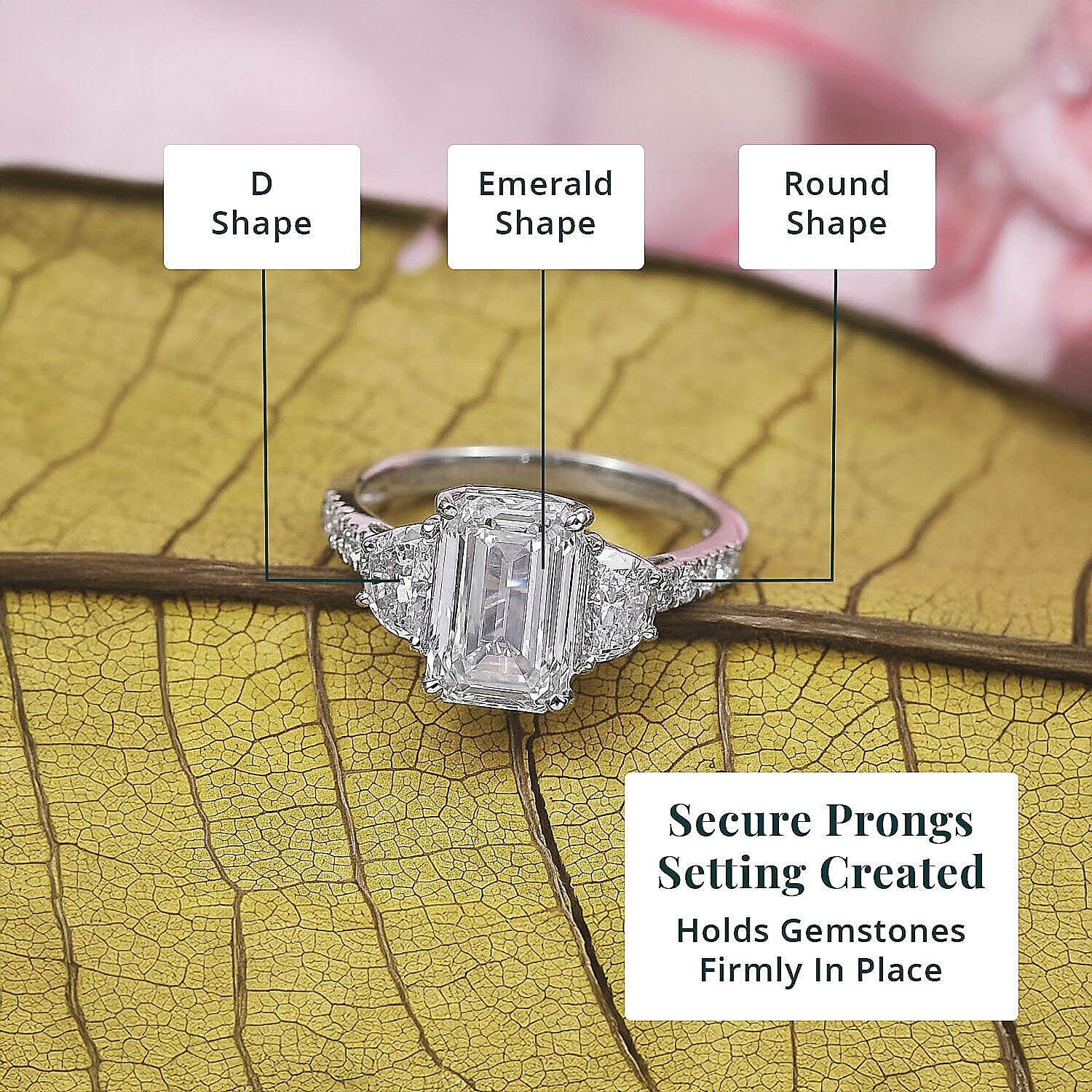 IGI Certified Luxuriant Lab Grown Diamond (E-F, VS) Ring in 950 Platinum 4.00 ctw (Size 10.0)