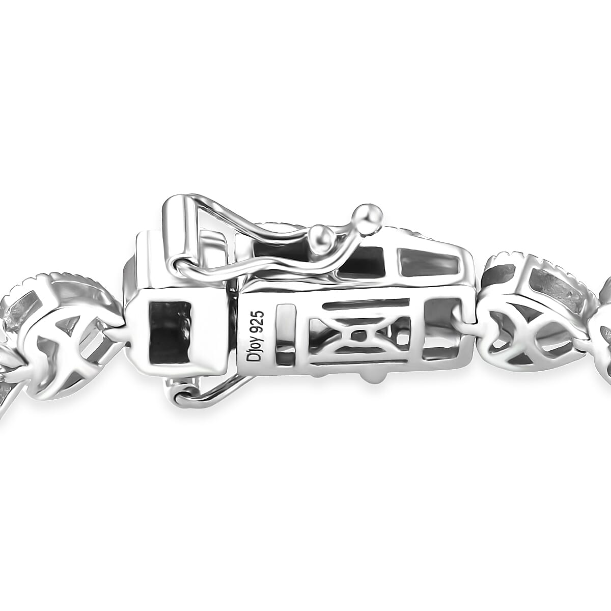 D'Joy Sea Shell Bracelet in Rhodium Over Sterling Silver (7.25 In) 13.50 Grams image number 3