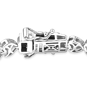 D'Joy Sea Shell Bracelet in Rhodium Over Sterling Silver (7.25 In) 13.50 Grams