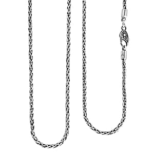 Doorbuster D'Joy Bali Legacy Padian Chain Necklace in Sterling Silver 28.30 Grams 36 Inches