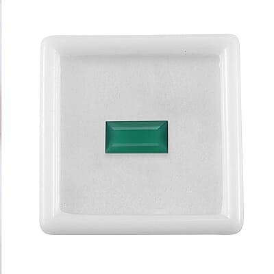 Green Onyx (Bgt 12x6 mm) 2.57 ctw