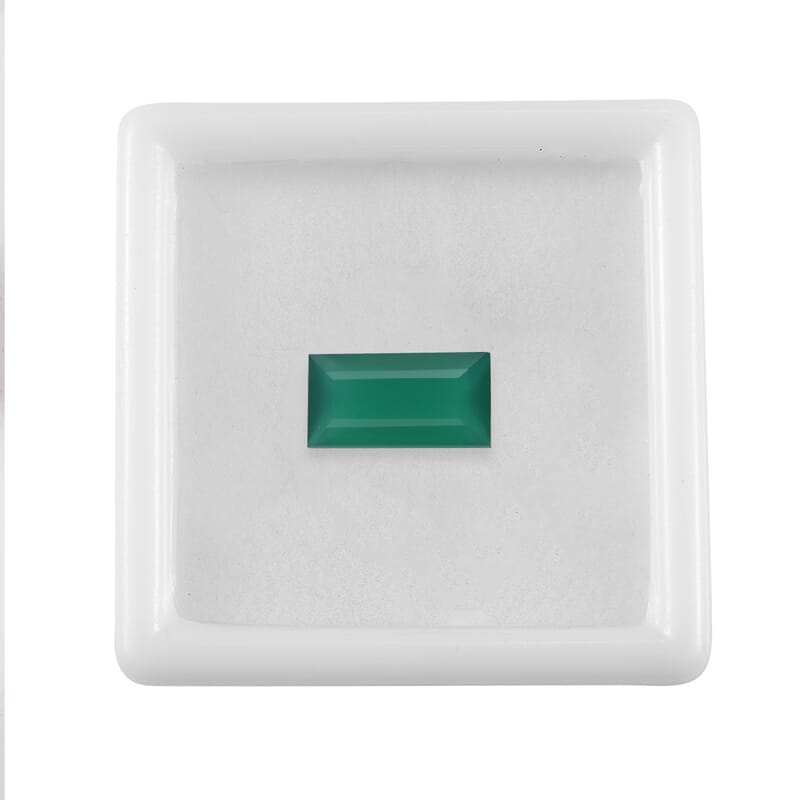 Green Onyx (Bgt 12x6 mm) 2.57 ctw