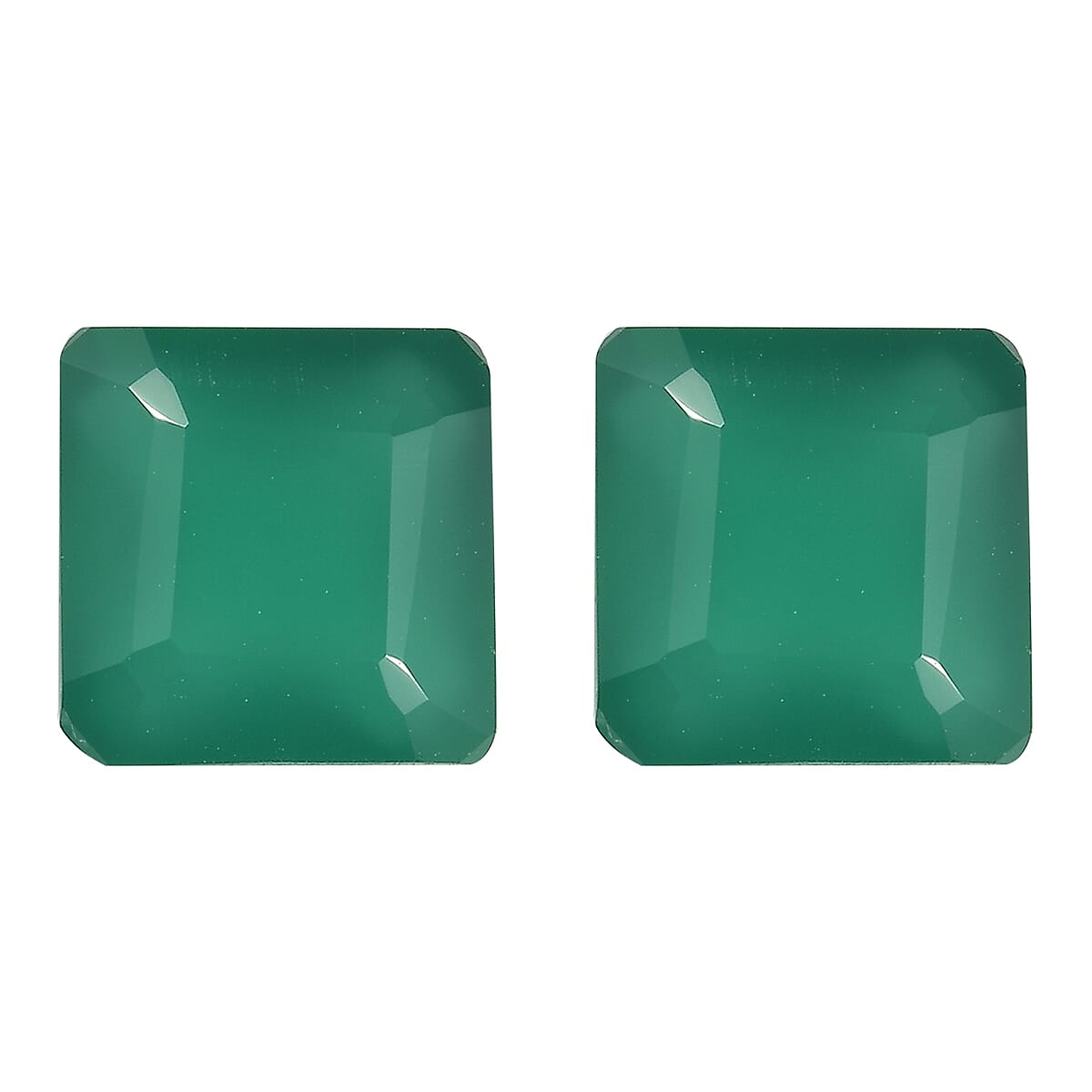 Asscher Cut Green Onyx (Oct 7x7 mm) 2.95 ctw image number 0