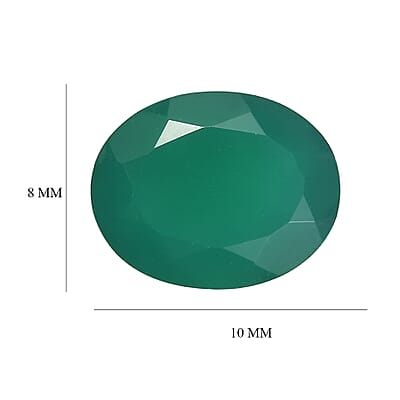 Green Onyx (Oval 10x8 mm) 2.27 ctw