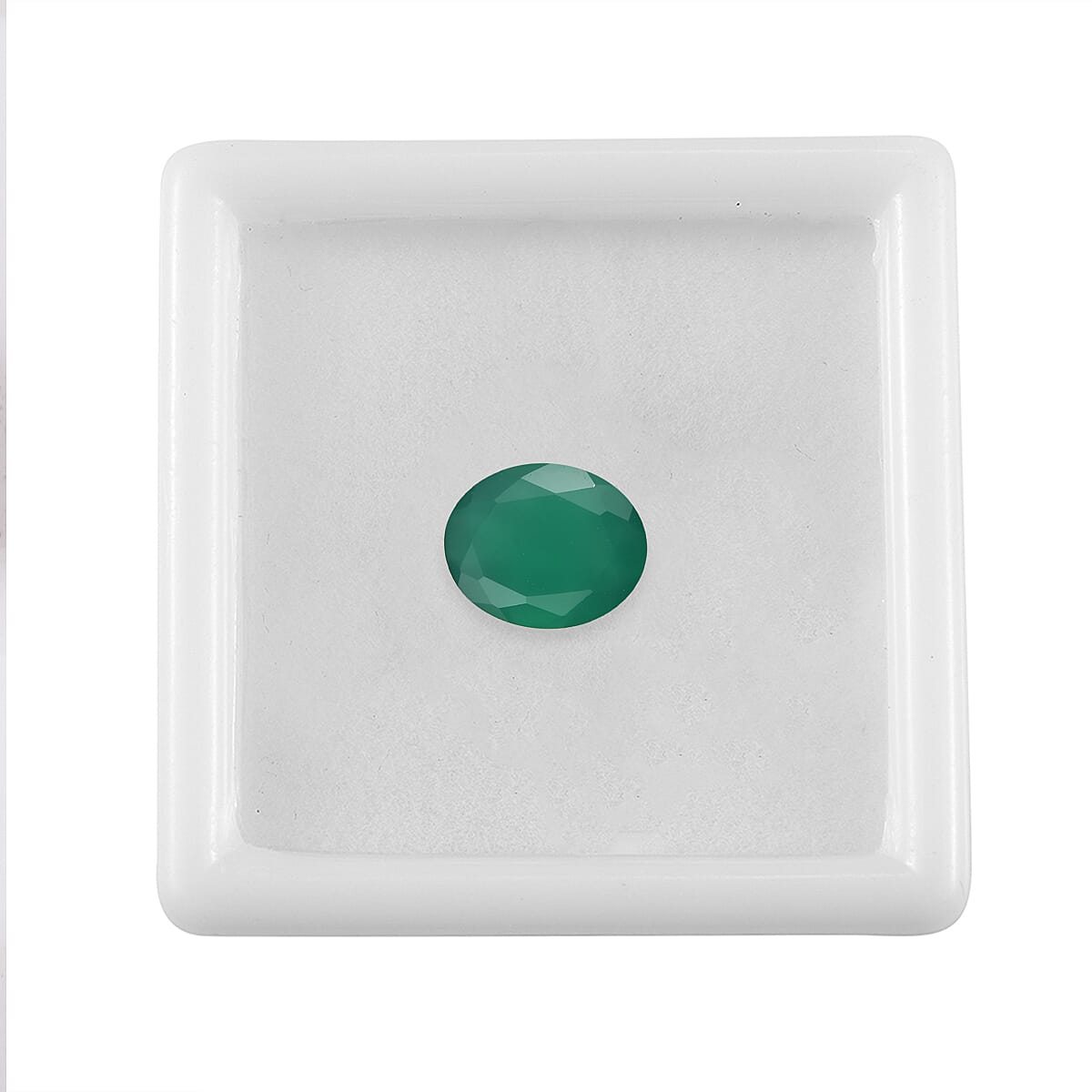 AA Green Onyx (Oval 10x8 mm) 2.12 ctw image number 3