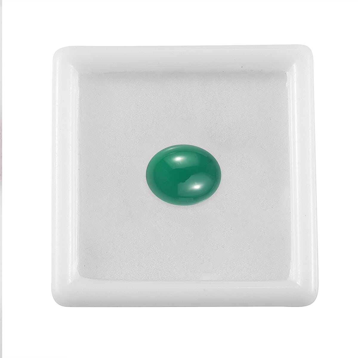 Green Onyx (Oval 11x9 mm) 3.73 ctw image number 3