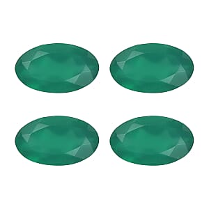 Green Onyx (Oval 5x3 mm) 0.75 ctw