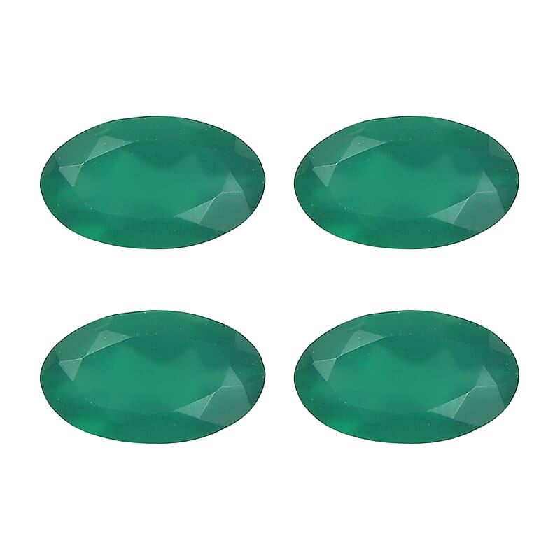 Green Onyx (Oval 5x3 mm) 0.75 ctw