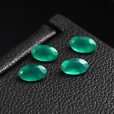 Green Onyx (Oval 5x3 mm) 0.75 ctw