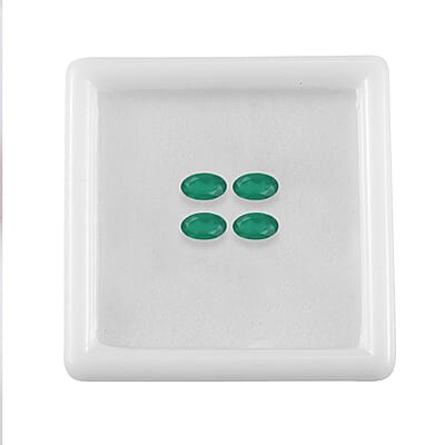 Green Onyx (Oval 5x3 mm) 0.75 ctw
