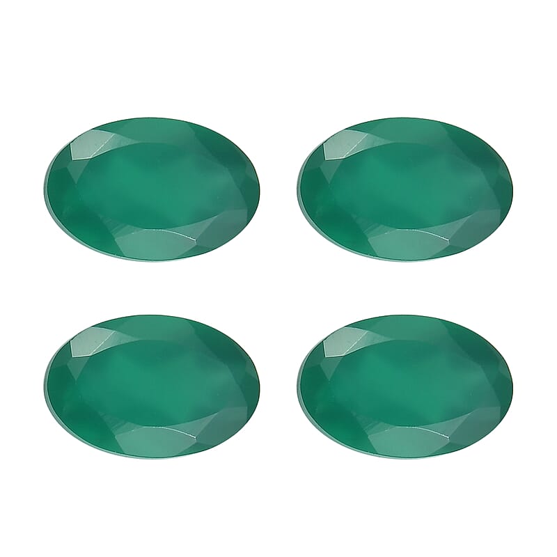 Green Onyx (Oval 6x4 mm) 1.43 ctw