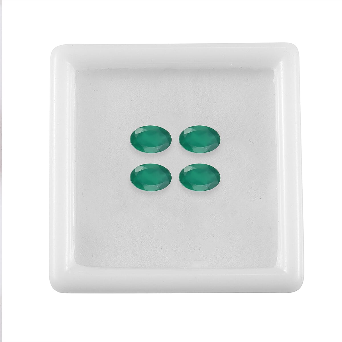 Green Onyx (Oval 6x4 mm) 1.43 ctw image number 3