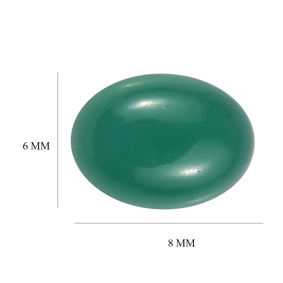Green Onyx (Oval 8x6 mm) 0.94 ctw image number 4