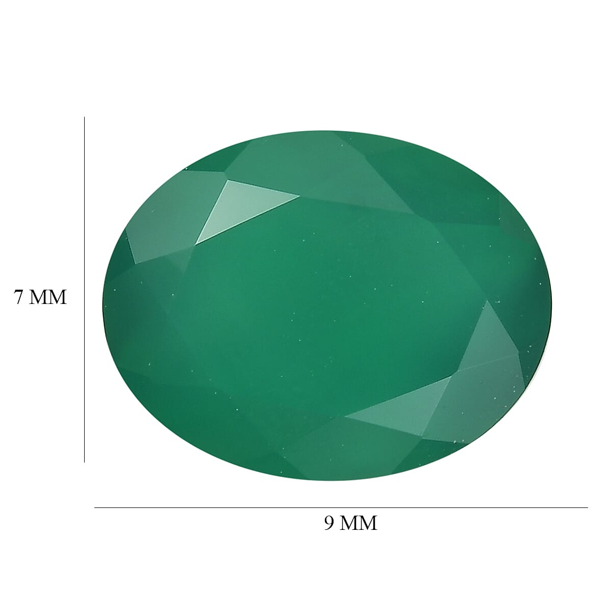 Green Onyx (Oval 9x7 mm) 1.65 ctw image number 4