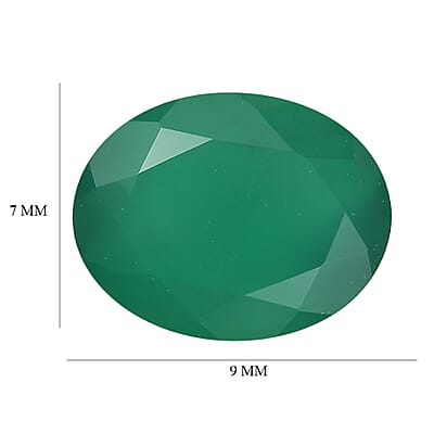Green Onyx (Oval 9x7 mm) 1.65 ctw