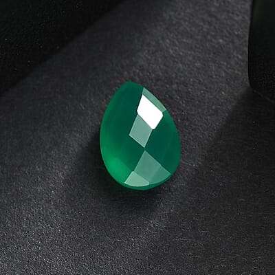 Green Onyx (Pear 10x7 mm) 1.64 ctw