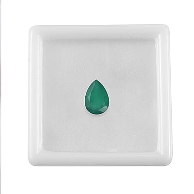 Green Onyx (Pear 10x7 mm) 1.56 ctw