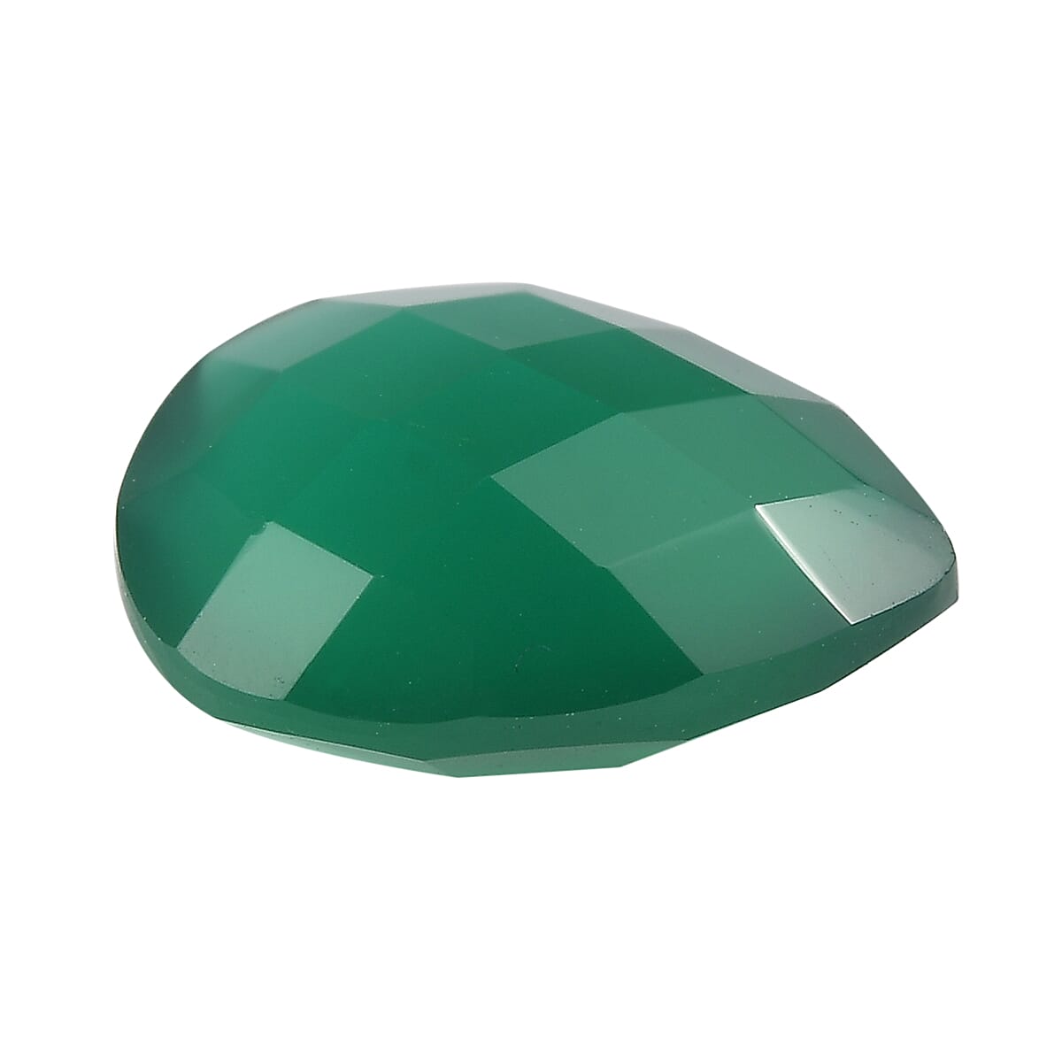 Green Onyx (Pear 12x9 mm) 2.95 ctw image number 2