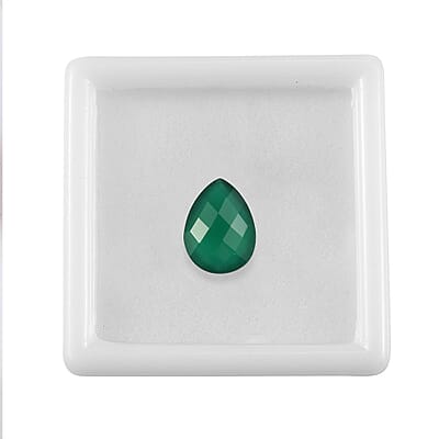 Green Onyx (Pear 12x9 mm) 2.95 ctw