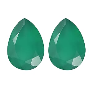 Green Onyx (Pear 7x5 mm) 1.14 ctw