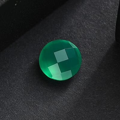 Green Onyx (Rnd 10 mm) 2.64 ctw