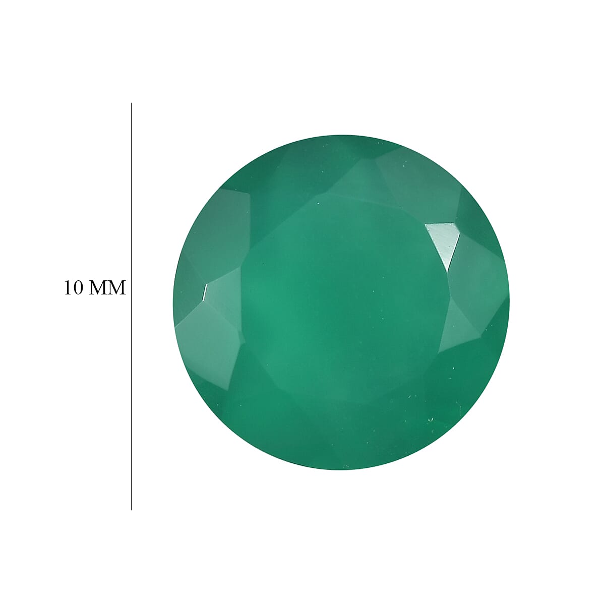 Green Onyx (Rnd 10 mm) 3.03 ctw image number 4
