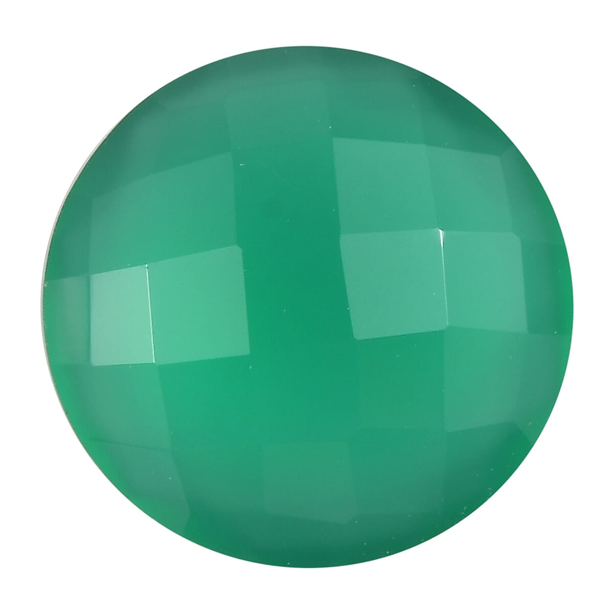 Green Onyx (Rnd 12 mm) 4.58 ctw image number 0