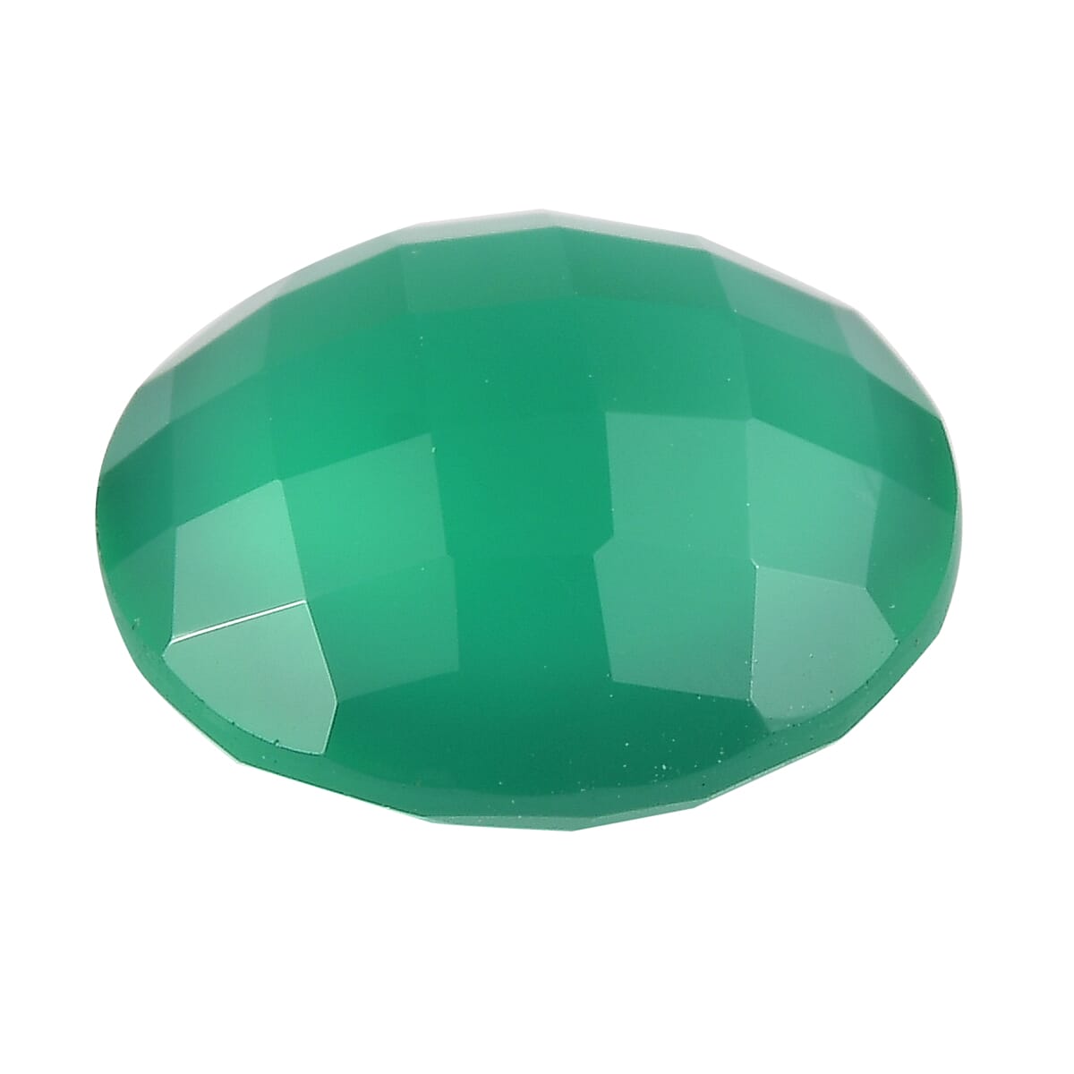 Green Onyx (Rnd 12 mm) 4.58 ctw image number 2