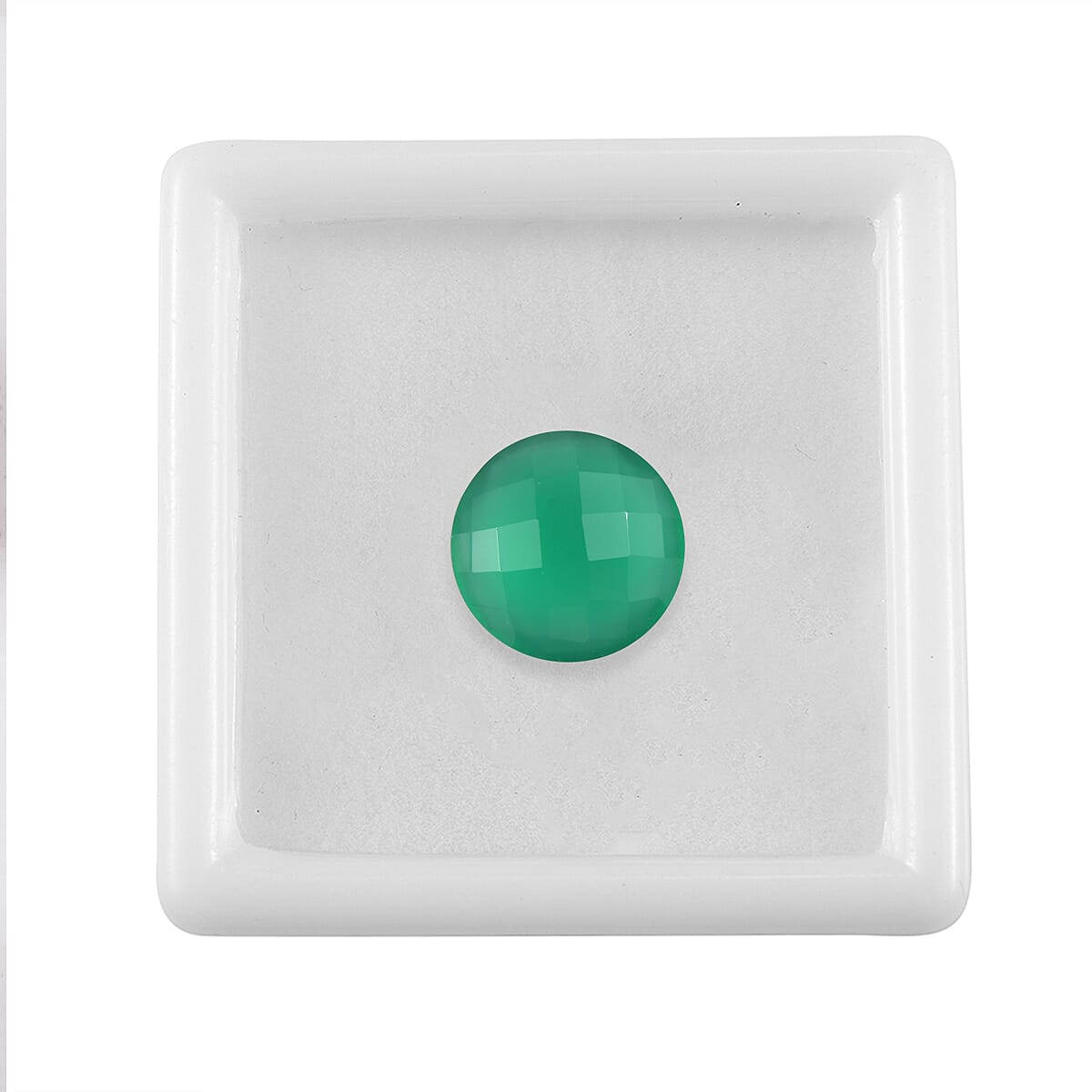 Green Onyx (Rnd 12 mm) 4.58 ctw image number 3