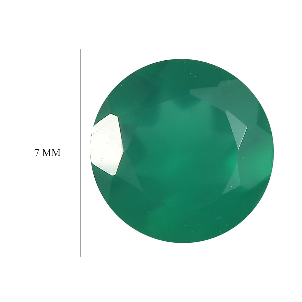 Green Onyx (Rnd 7 mm) 0.95 ctw image number 4