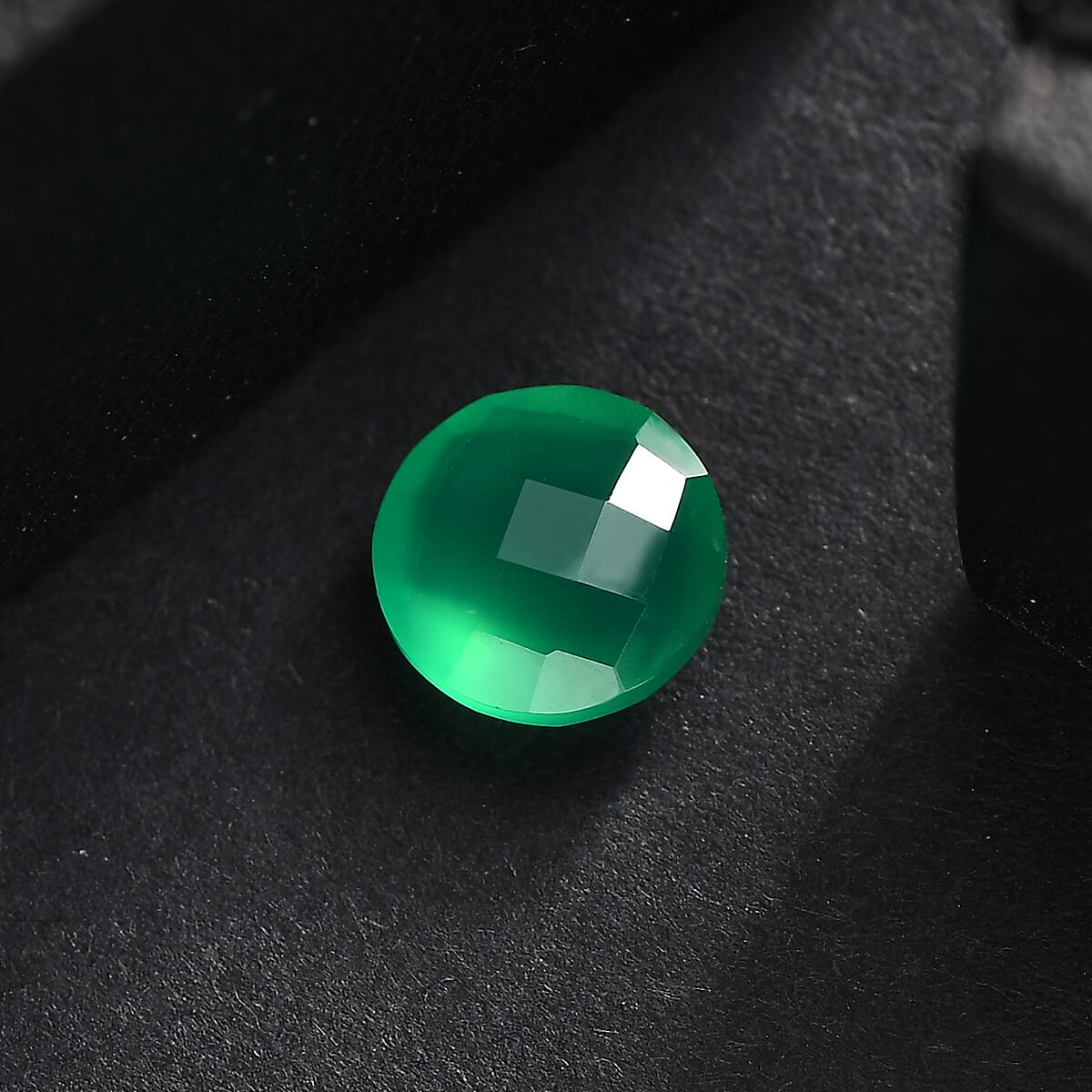 Green Onyx (Rnd 8 mm) 1.30 ctw image number 1