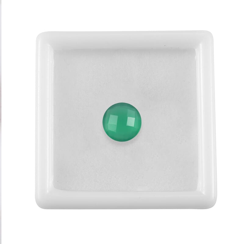 Green Onyx (Rnd 8 mm) 1.30 ctw