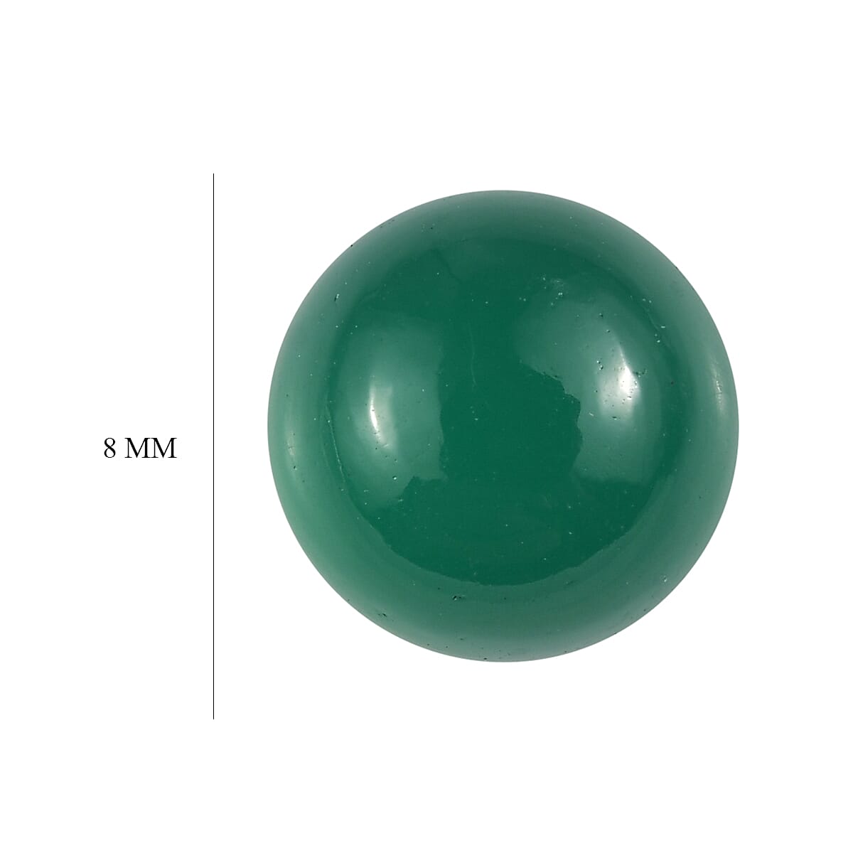 Green Onyx (Rnd 8 mm) 1.94 ctw image number 4