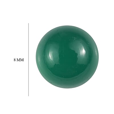 Green Onyx (Rnd 8 mm) 1.94 ctw