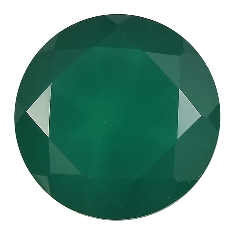 Green Onyx (Rnd 9 mm) 2.04 ctw