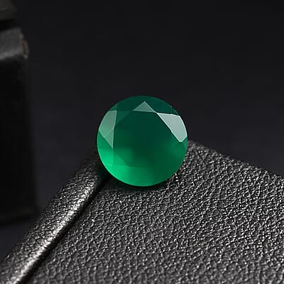 Green Onyx (Rnd 9 mm) 2.04 ctw