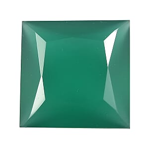 Green Onyx (Sqr 10 mm) 4.02 ctw
