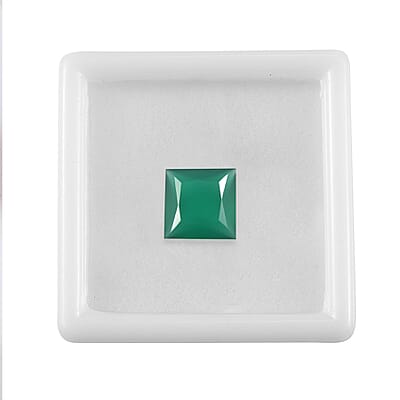 Green Onyx (Sqr 10 mm) 4.02 ctw