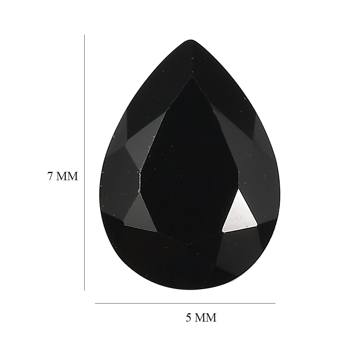 Black Onyx (Pear 7x5 mm) 2.17 ctw image number 4