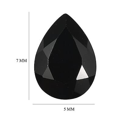 Black Onyx (Pear 7x5 mm) 2.17 ctw