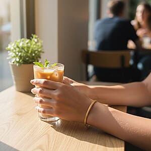  D'Joy Bali Legacy Tulang Naga Chain Bracelet in 22K Vermeil Yellow Gold Over Sterling Silver (8.00 In) 7.20 Grams