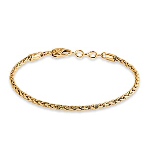 Doorbuster D'Joy Bali Legacy Padian Chain Bracelet in 22K Vermeil Yellow Gold Over Sterling Silver (8.00 In) 7.50 Grams
