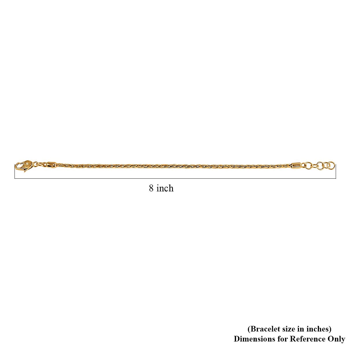 Doorbuster D'Joy Bali Legacy Padian Chain Bracelet in 22K Vermeil Yellow Gold Over Sterling Silver (8.00 In) 7.50 Grams image number 5