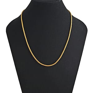 Doorbuster D'Joy Bali Legacy Tulang Naga Chain Necklace in 22K Vermeil Yellow Gold Over Sterling Silver 16.60 Grams 20 Inches