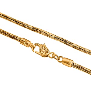Doorbuster D'Joy Bali Legacy Tulang Naga Chain Necklace in 22K Vermeil Yellow Gold Over Sterling Silver 16.60 Grams 20 Inches