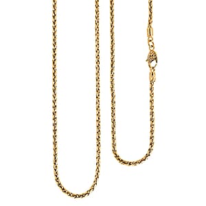 Doorbuster D'Joy Bali Legacy Padian Chain Necklace in 22K Vermeil Yellow Gold Over Sterling Silver 17.75 Grams 20 Inches