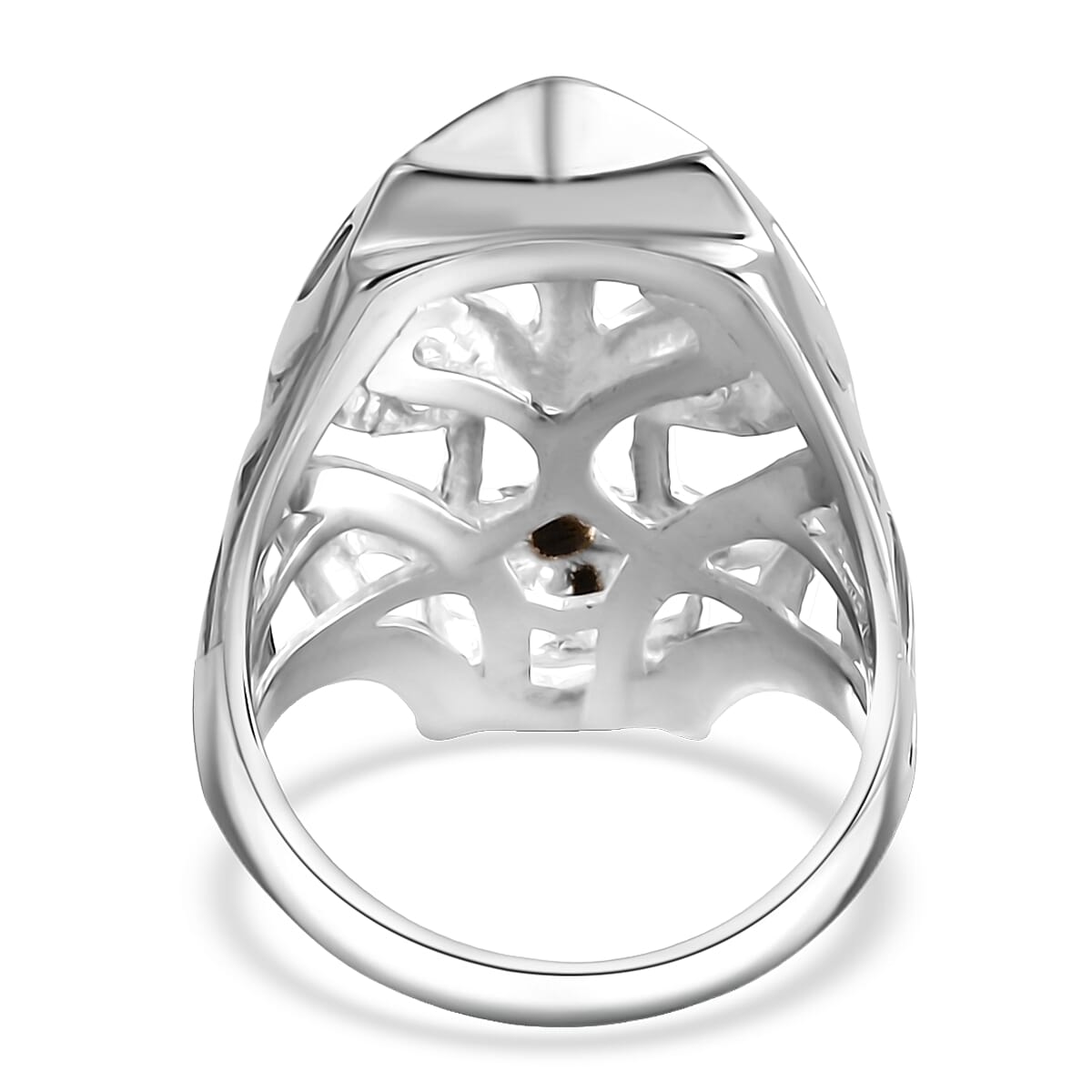 D'Joy Bali Legacy Thai Black Spinel Dragon Ring in Sterling Silver 0.20 ctw (Size 8.0)