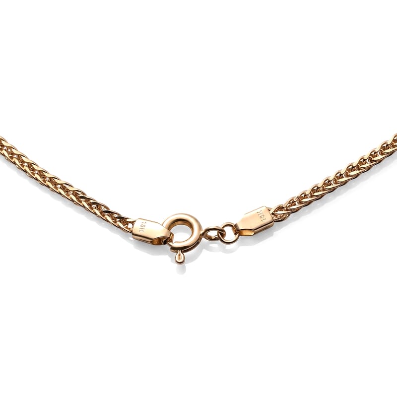 Triple Spiga Chain Bracelet in 18K Yellow Gold (7.25 In) 1 Grams