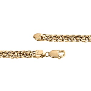 Doorbuster Luxoro Wheat Chain Bracelet in 10K Yellow Gold (7.25 In) 5.45 Grams
